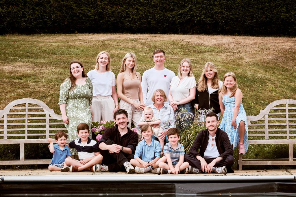 Family reunion photography in the Cotswolds near Banbury Oxfordshire