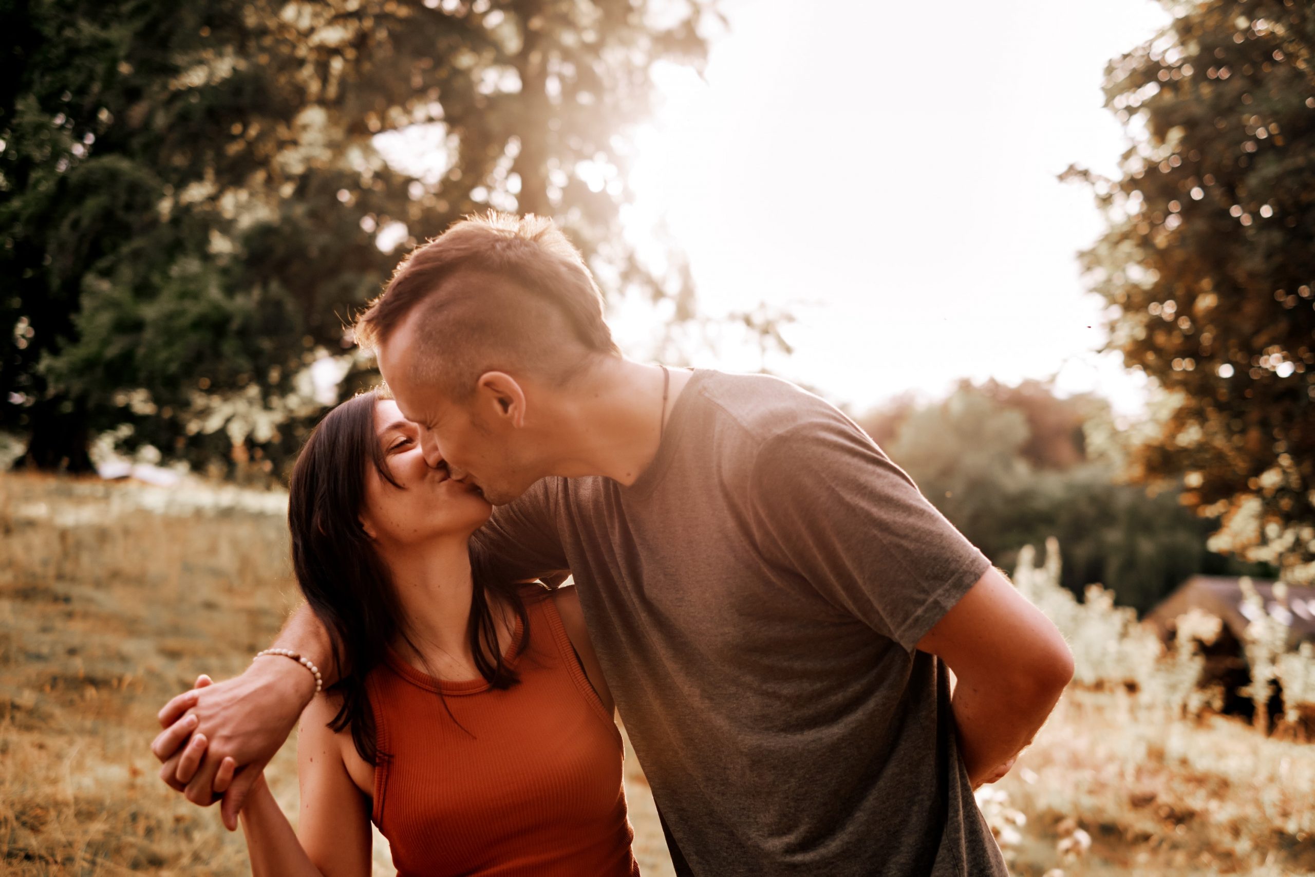 Sunset couple photoshoot near Banbury