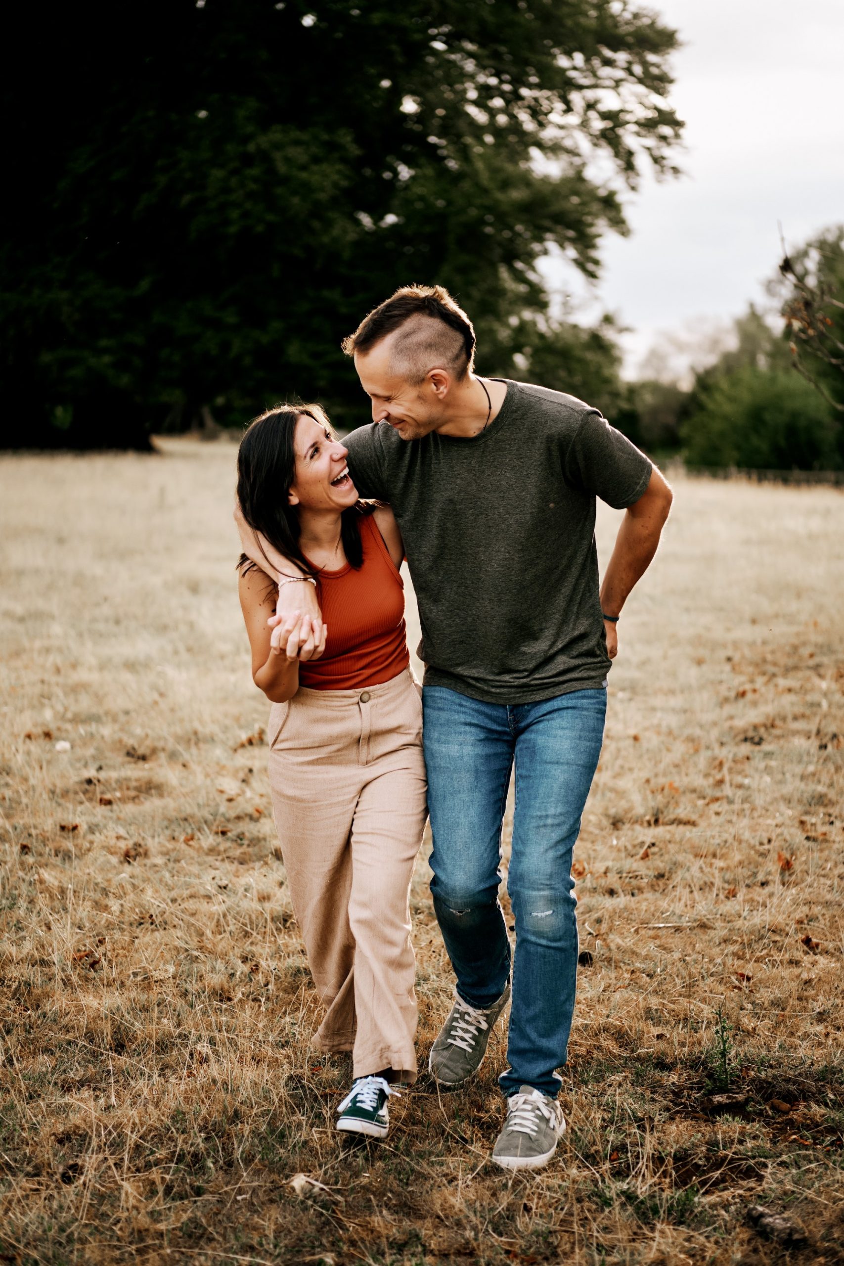 Sunset couple photoshoot near Banbury