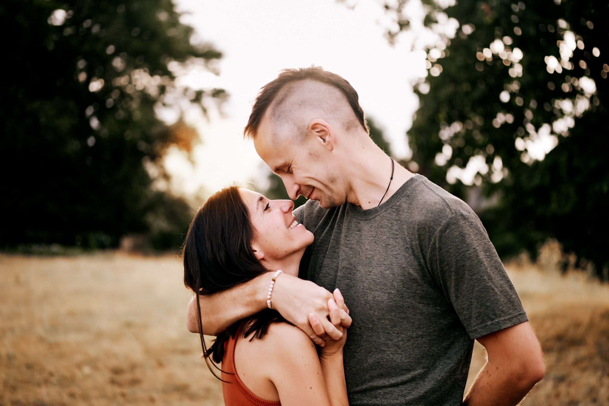 Sunset couple photoshoot near Banbury