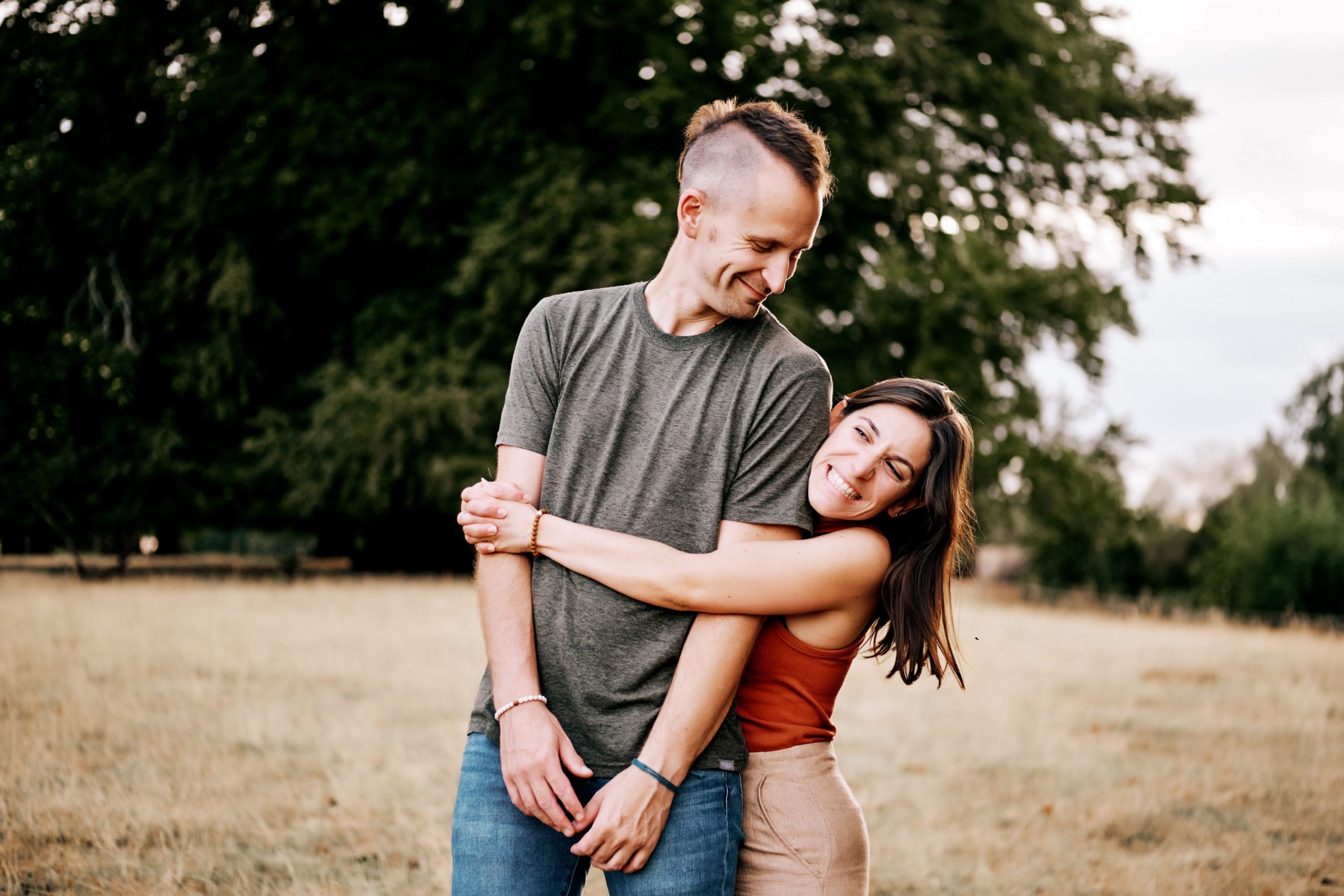 Sunset couple photoshoot near Banbury