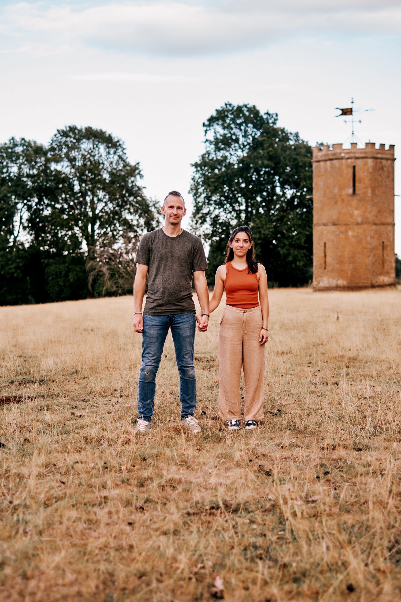 Sunset couple photoshoot near Banbury
