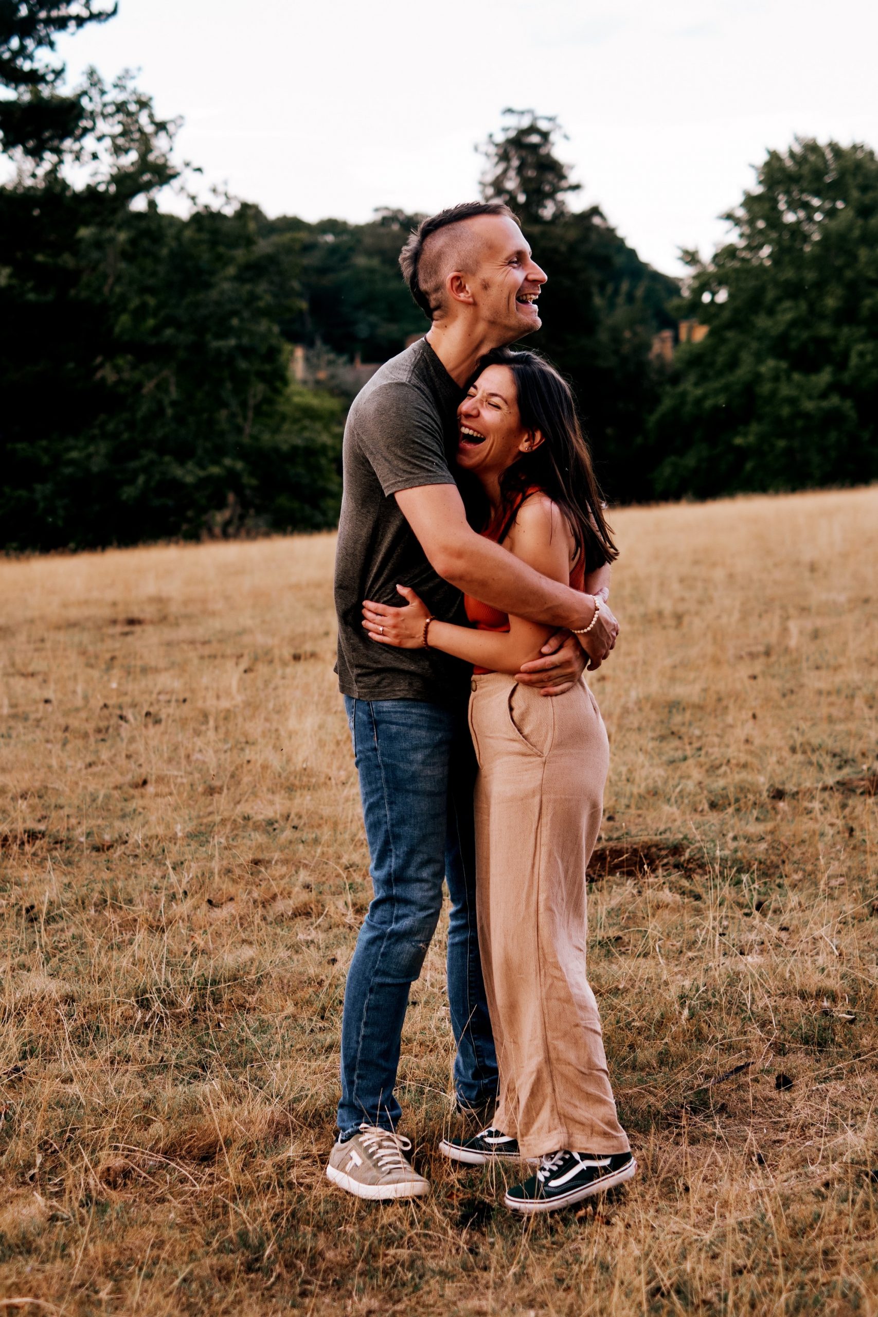 Sunset couple photoshoot near Banbury