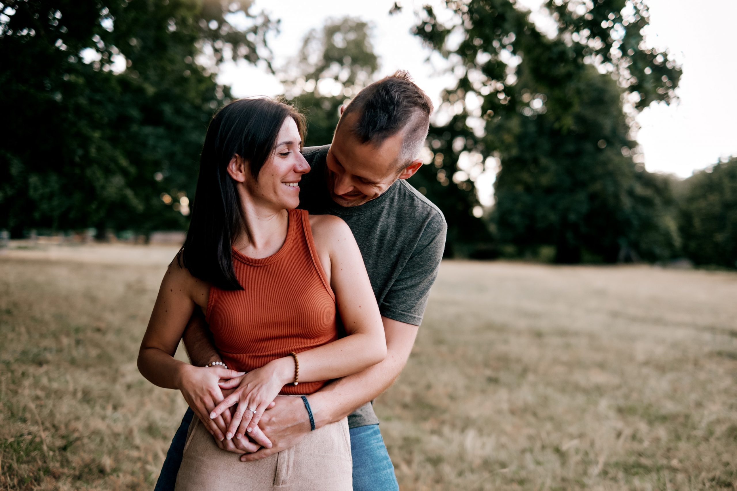 Sunset couple photoshoot near Banbury