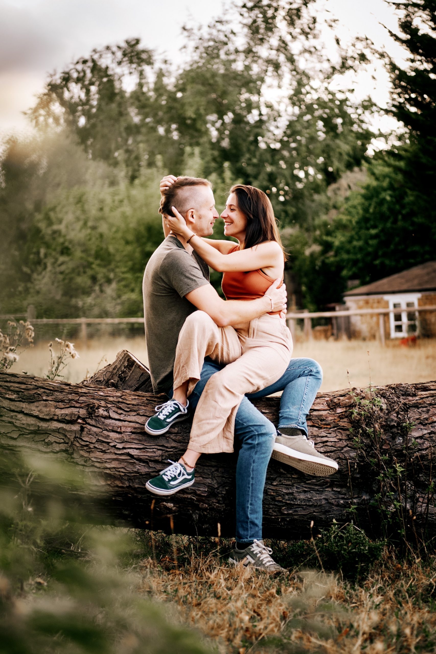 Sunset couple photoshoot near Banbury