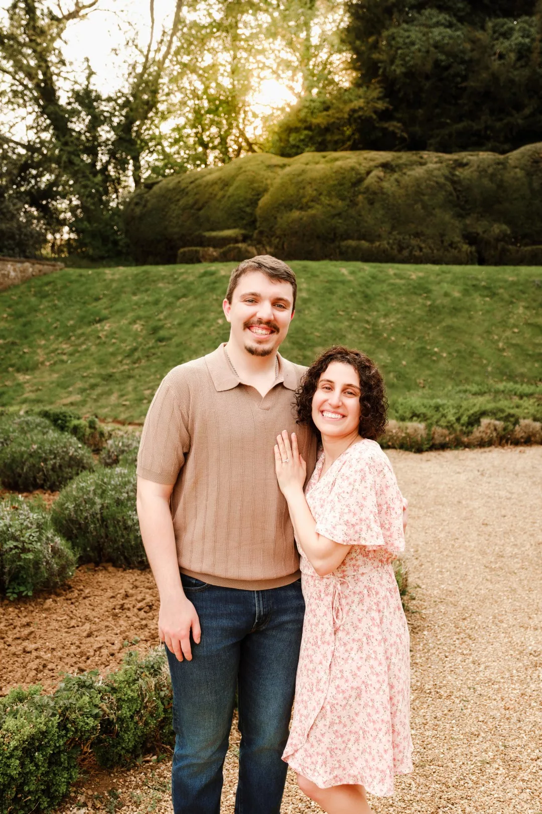 Wroxton Abbey Fairleigh Dickinson College Proposal Couple Photography near Banbury Cotswolds