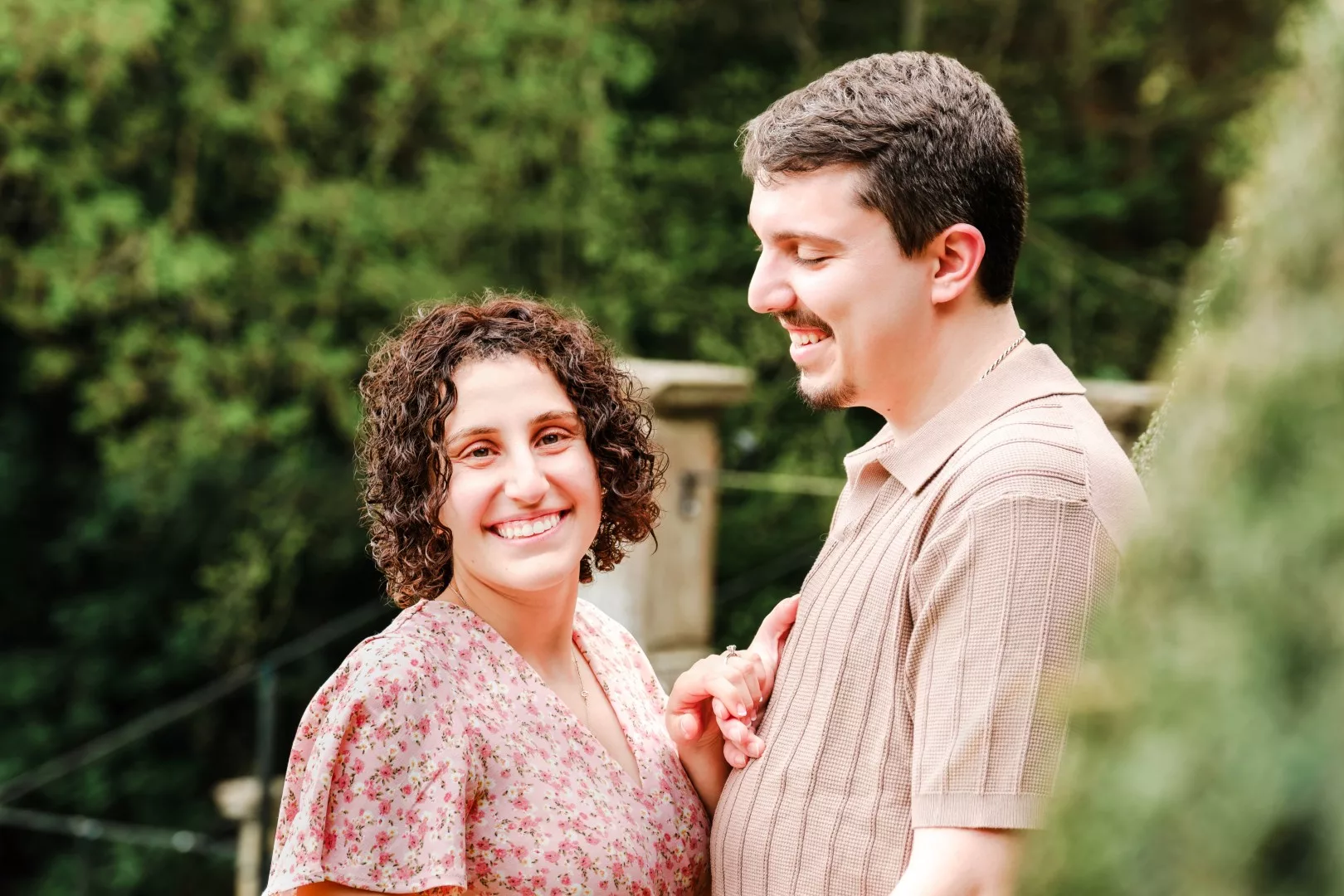 Wroxton Abbey Fairleigh Dickinson College Proposal Couple Photography near Banbury Cotswolds