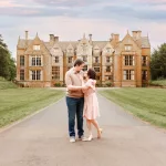 Wroxton Abbey Fairleigh Dickinson College Proposal Couple Photography near Banbury Cotswolds