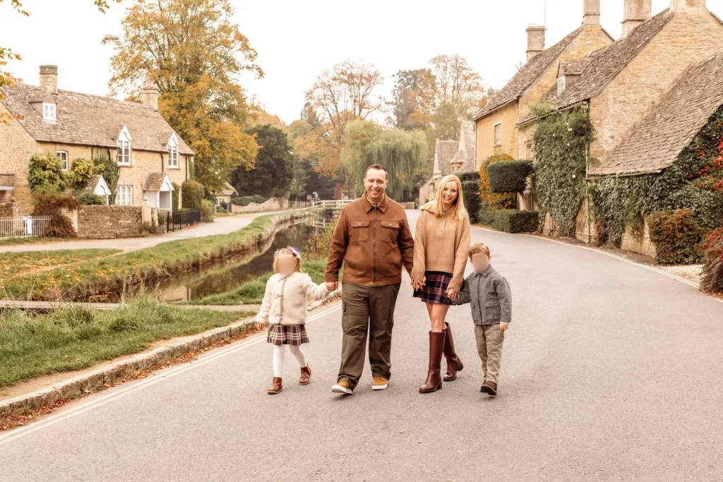 Cotswolds Lower Slaughter Autumn Fall Vacation Family Photos Barbara Asboth