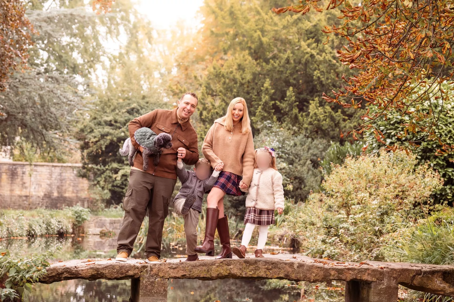 Cotswolds Lower Slaughter Autumn Fall Vacation Family Photos Barbara Asboth