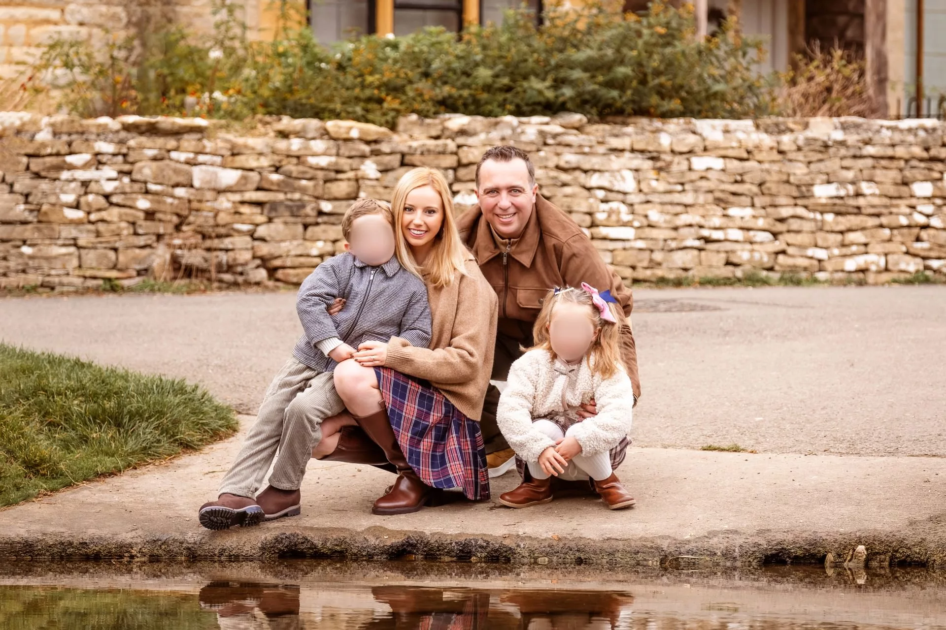 Cotswolds Lower Slaughter Autumn Fall Vacation Family Photos Barbara Asboth